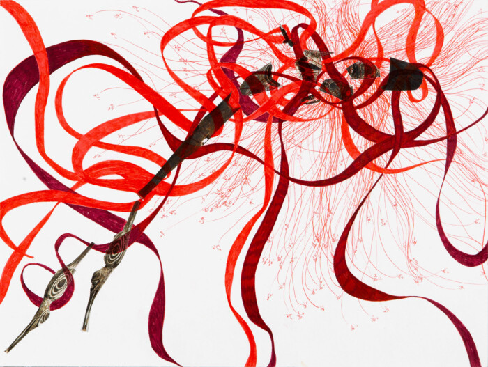 Enrique Castrejon_Spirit in Red Ribbons